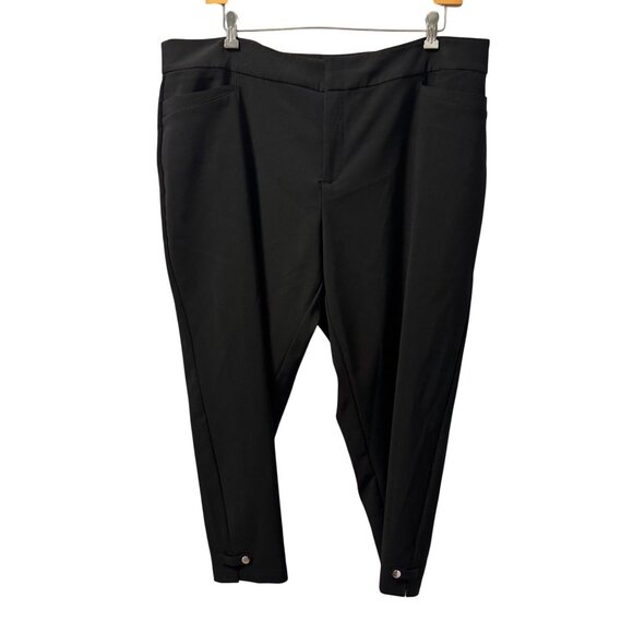 Christopher & Banks Black Tapered Pants Sz 22W  Pants. NWT - Picture 1 of 12